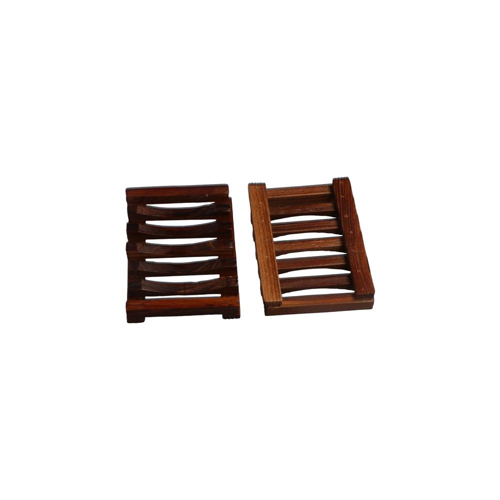 Laundry Natural Storage Tray Kitchen Wooden Soap Dish Draining Rack Soap Container Sponge Holder