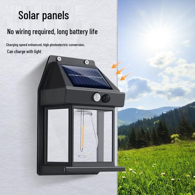 Lishi Solar Outdoor Wall Light