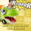 JOYFY Dinosaurier-LKW Spielzeugauto-Transporter-LKW Spielzeug mit 6 Gummiauto-Fahrzeugen für Kleinkinder 3-8 Jahre Geburtstags-Weihnachtsgeschenke