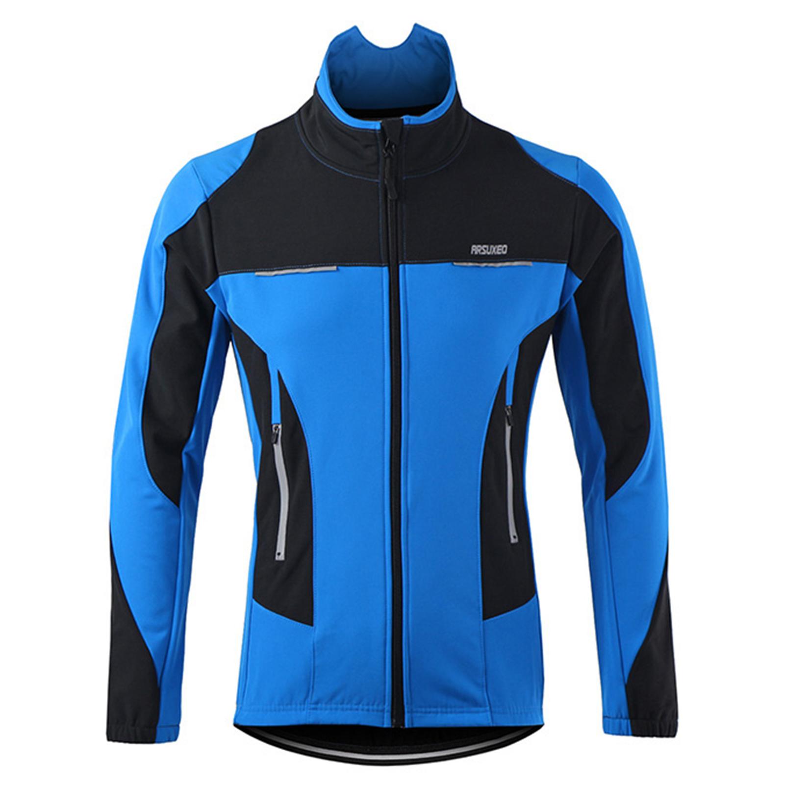 WOSAWE Maglia Ciclismo Maniche Lunghe Uomo – Traspirante, Aderente, Tasche, Verde Primavera/autunno