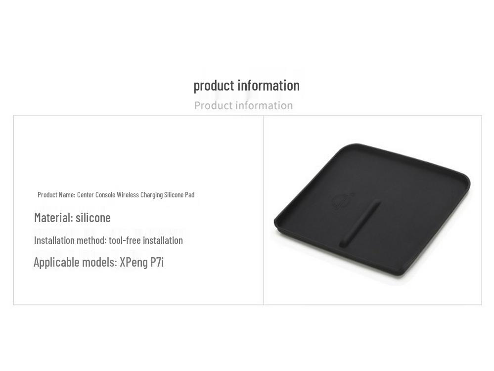 XPeng P7i Wireless Charging Anti-Slip Silicone Pad for Car Interior Protection