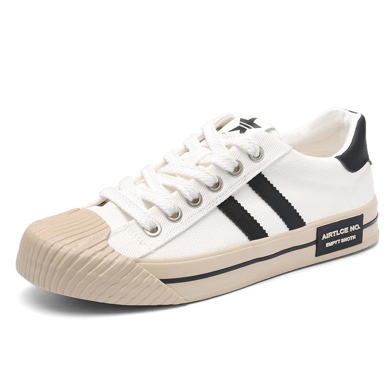 New Men's Shoes In Summer Korean Version of Joker Fashion Niche Casual Men's Shoes Flat Bottom Low-cut Lace-up Comfortable Men's Shoes.