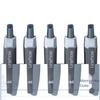 Deli S08 Retractable Gel Pen, 0.5mm, Black (12-pack)