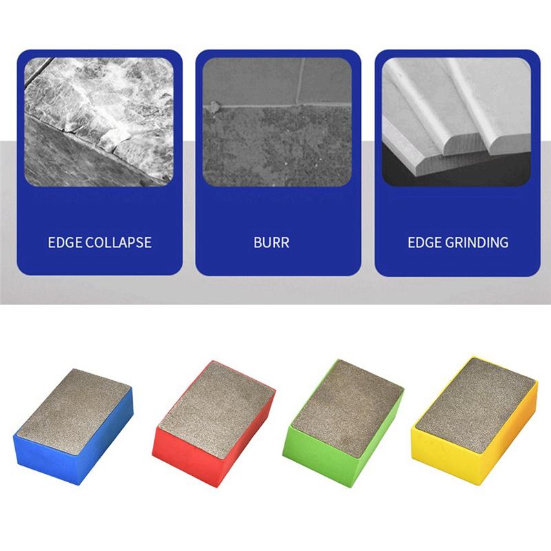 A20F-Diamond Hand Polishing Pads Tile Glass Abrasive Grinding Block Pad Stone Marble Abrasive Sanding Disc Polisher