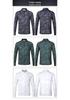 Men's Quick-Dry Half-Zip Camouflage Sports Jacket