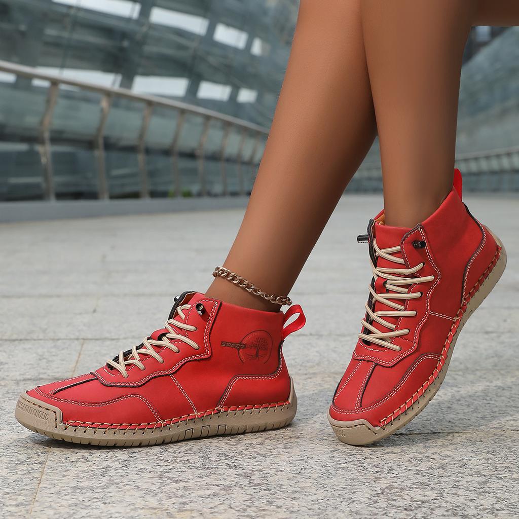 Women's Microfiber Casual Shoes Fashion Men's Driving Shoes Men's Lace Up Flat Shoes Comfortable Loafers