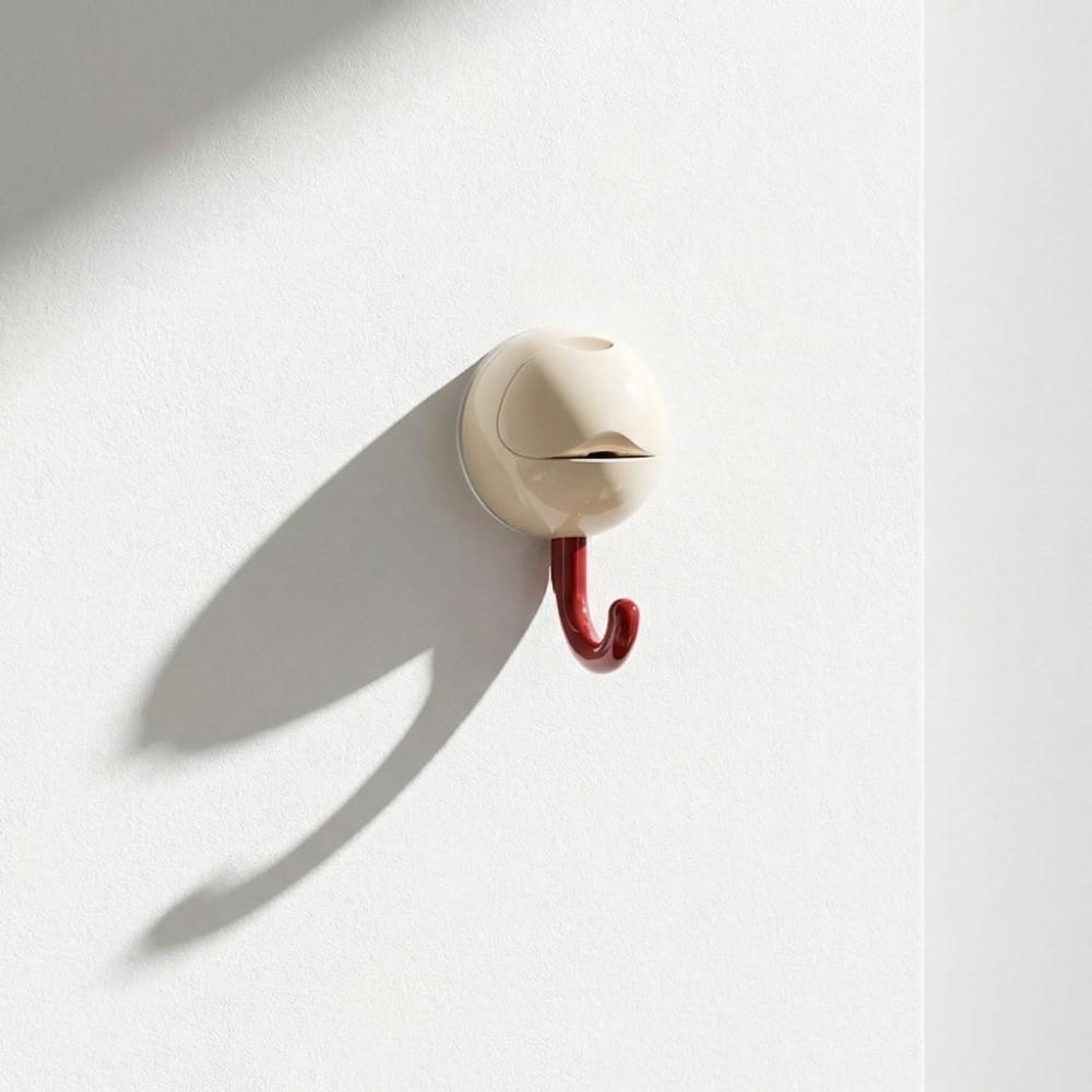 Round Head Suction Cup Hooks Non-Marking Kitchen Storage Hooks Wall Towel Hooks  Bathroom