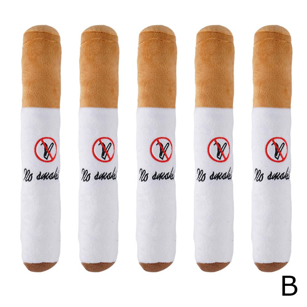 Evcil Hayvan Komik Oyuncaklar Puro Büyük Duman Peluş Ses Çıkarır Gıcırtılı Sahte Sigara Oyuncakları Köpek Çiğneme Diş Çıkarma Etkileşimli Oyun Isırmaya Dayanıklı Evcil Hayvan Oyuncağı