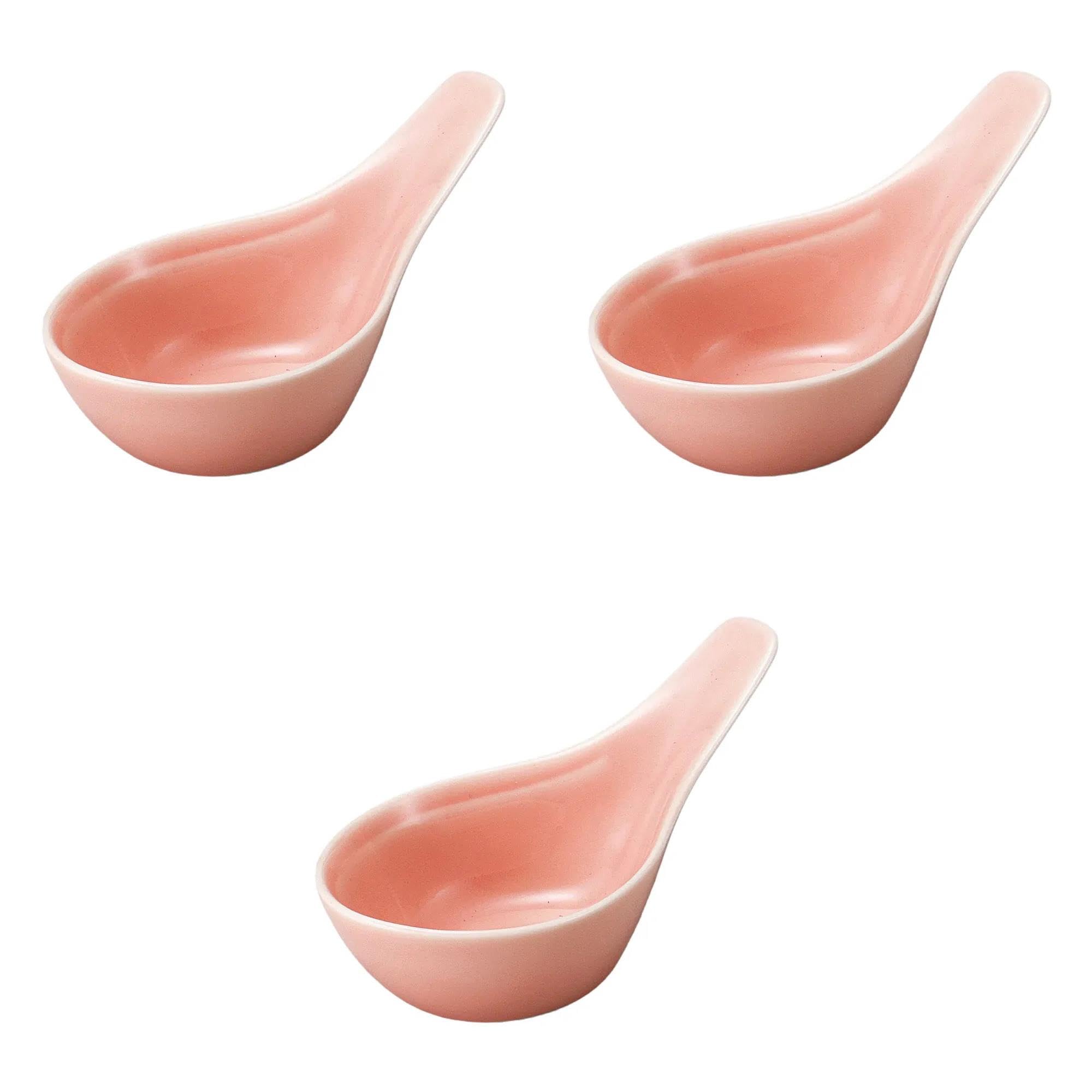 

Set of 3 Pink Xiaolongbao Rice Spoons x 6 x 5 Delicacy Setomonohonpo (Delicacy) [12 cm] розовый
