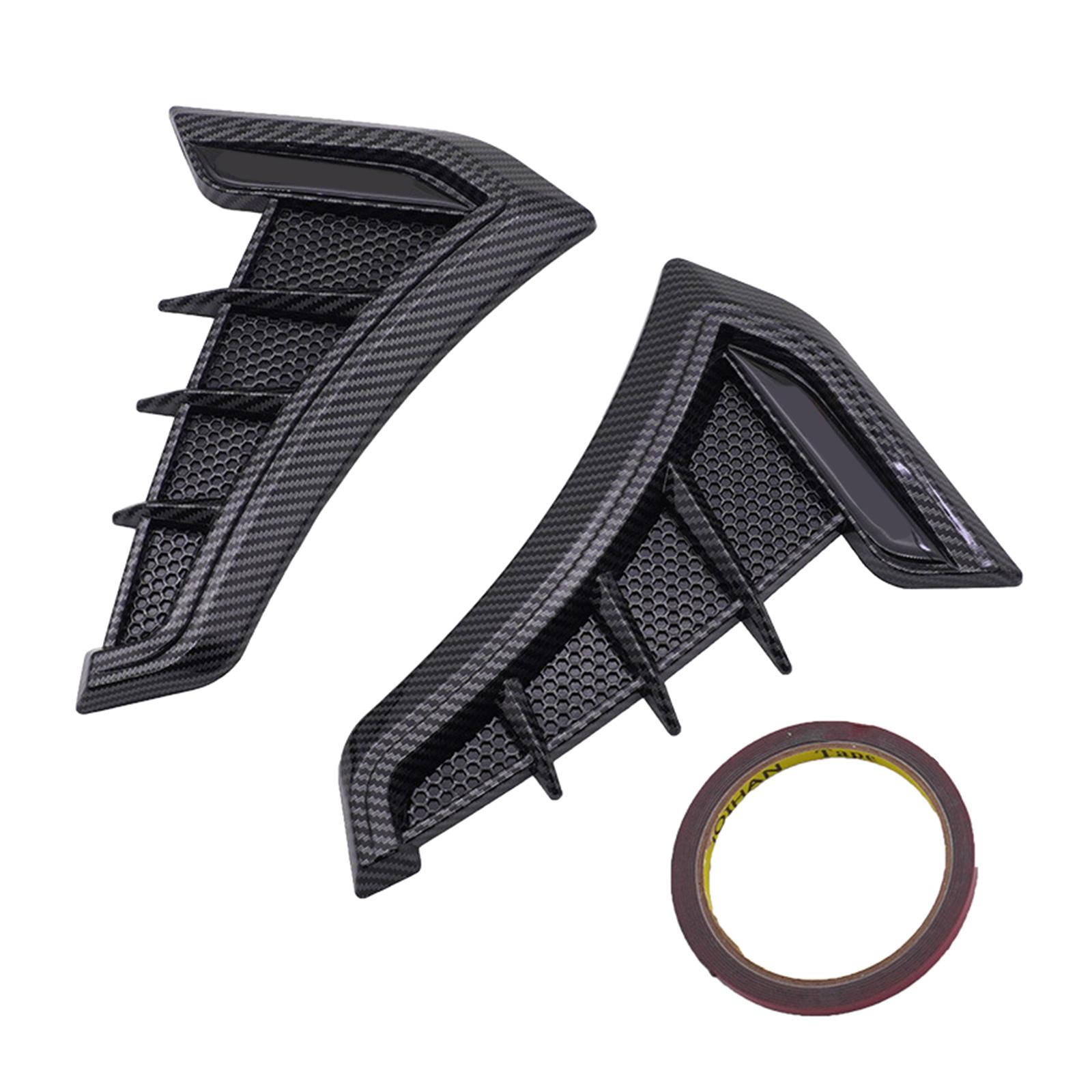 

Боковые вентиляционные отверстия на крыльях автомобиля, спойлеры из углеродного волокна ТПУ, декоративные наклейки на крыльях, отверстия для воздухозаборников, внешние декорации B