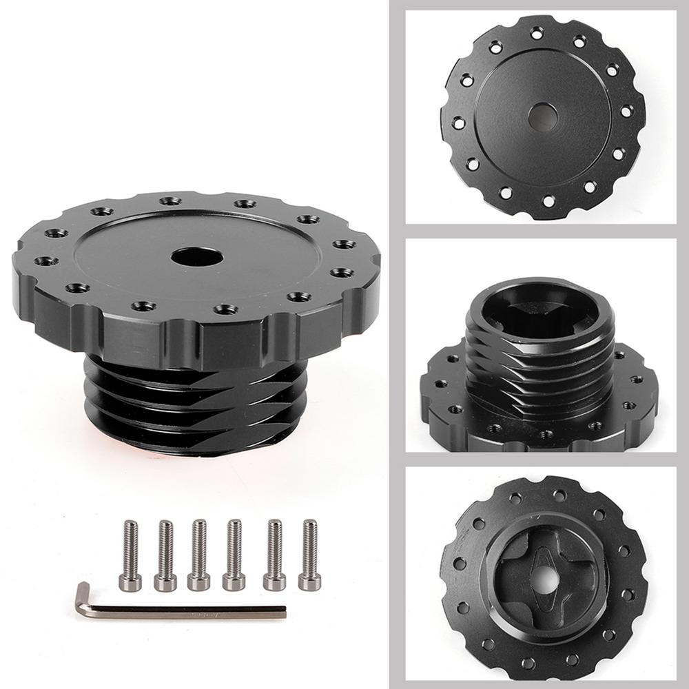 Aluminum Game Steering Wheel Adapter Connection Forthrustmaster TX T300 T500 TS Red Or Black Quick Release Steering Wheel Hub