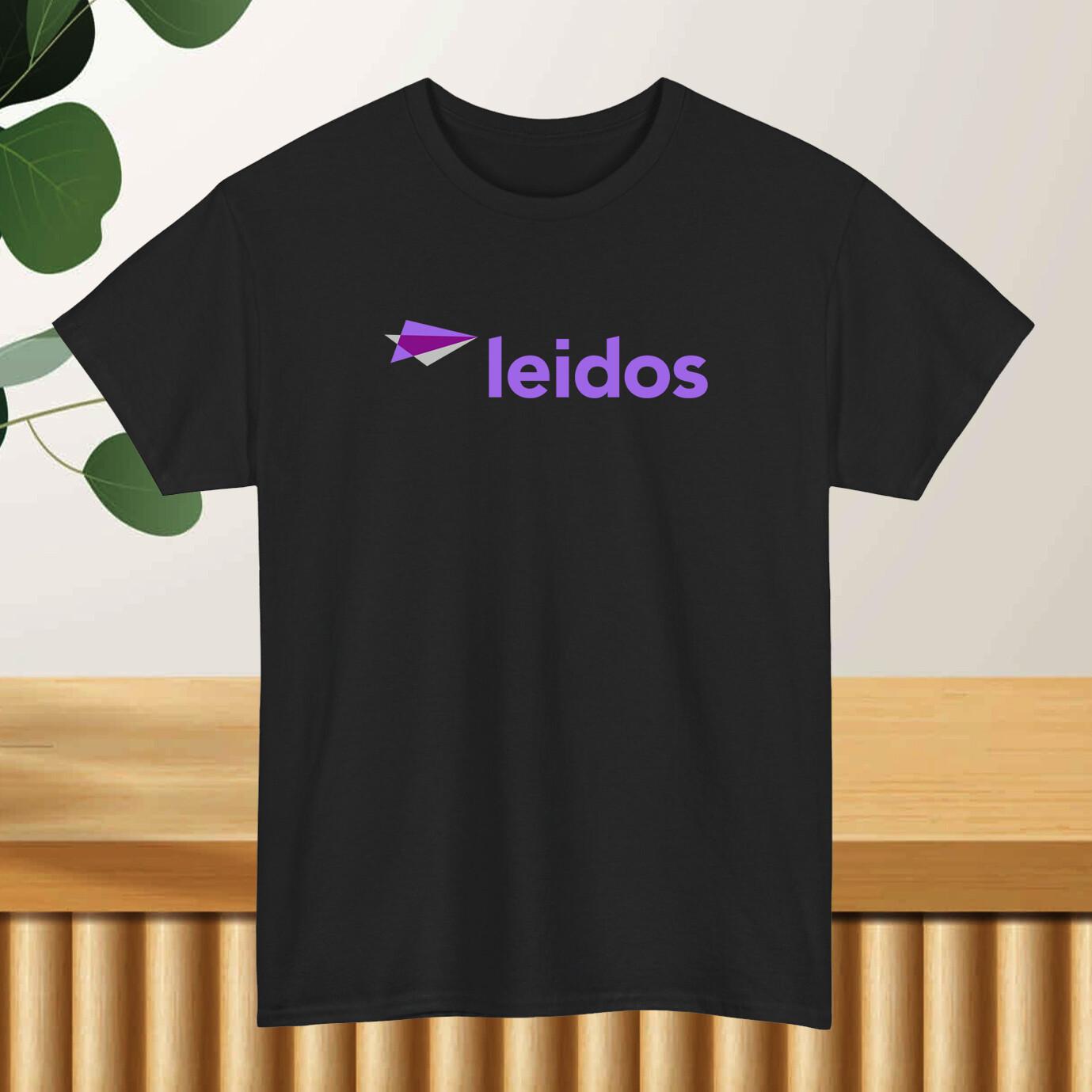 Leidos Technologies Logo T-Shirt Black Navy White Grey Light Blue S-5XL S