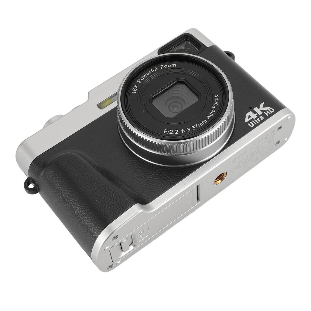 4K 48MP Digital Camera 2.8inch Screen Anti Shake 16X Digital Zoom Video Camera Compact Point and Shoot Travel Camera