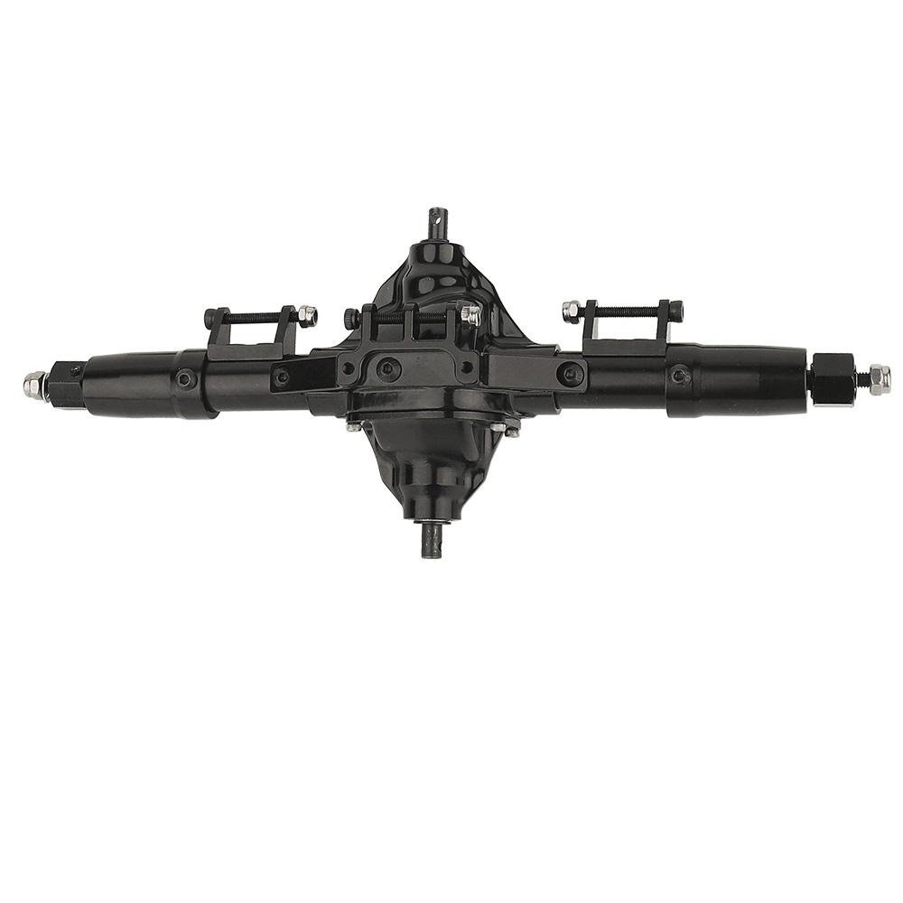 Metal Alloy Front Middle Rear Straight Axle with Servo Base for 1/10 RC Rock Crawler Car Axial SCX10 RC 4WD D90 Upgrade Parts