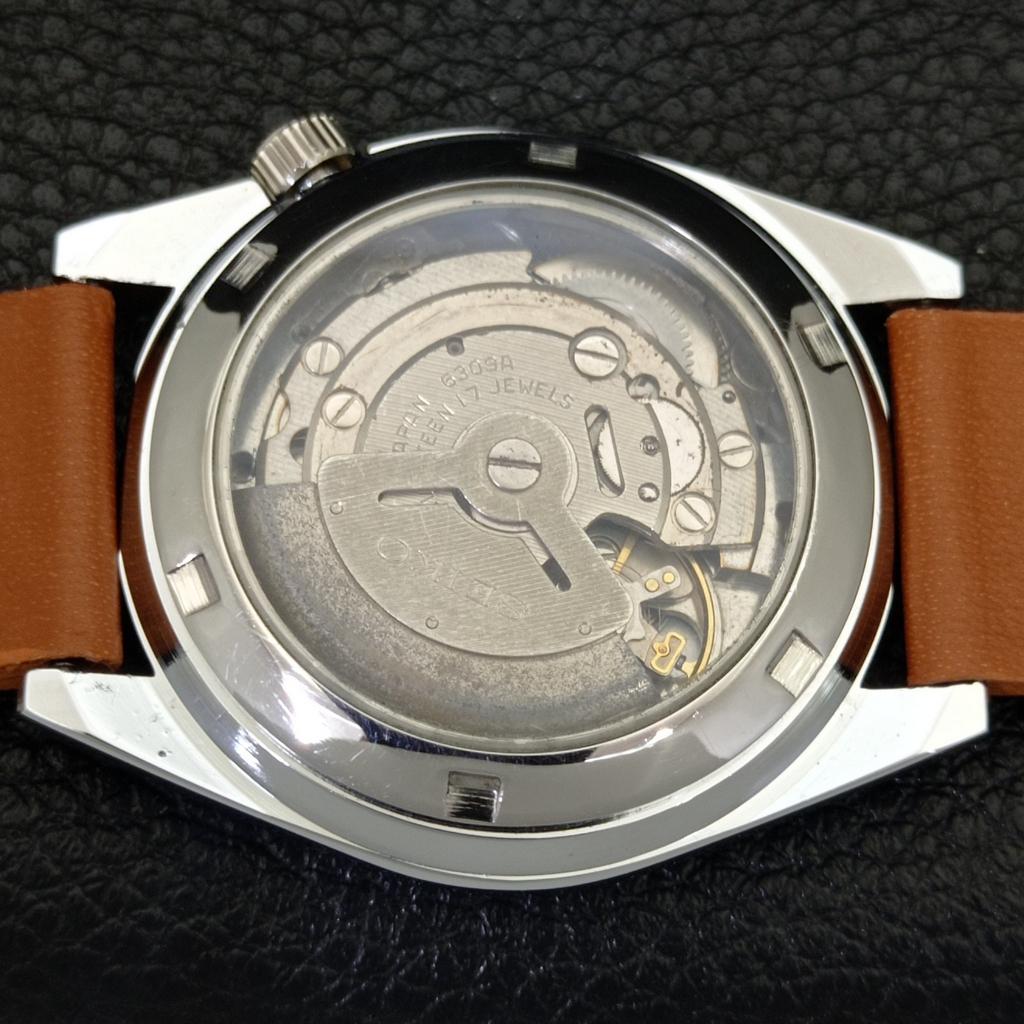 JAPAN VINTAGE REFURBISHED SEIKO 5 AUTOMATIC 6309A MENS YELLOW WATCH A441145-4 Sk-a441145