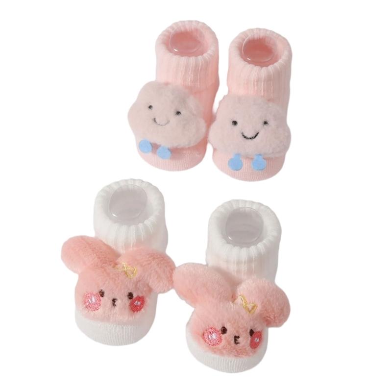 Baumwollstricksocken für Babys mit Zeichentrickfiguren Unisex Babysocken Cartoon-Themenstricksocken für Jungen Mädchen