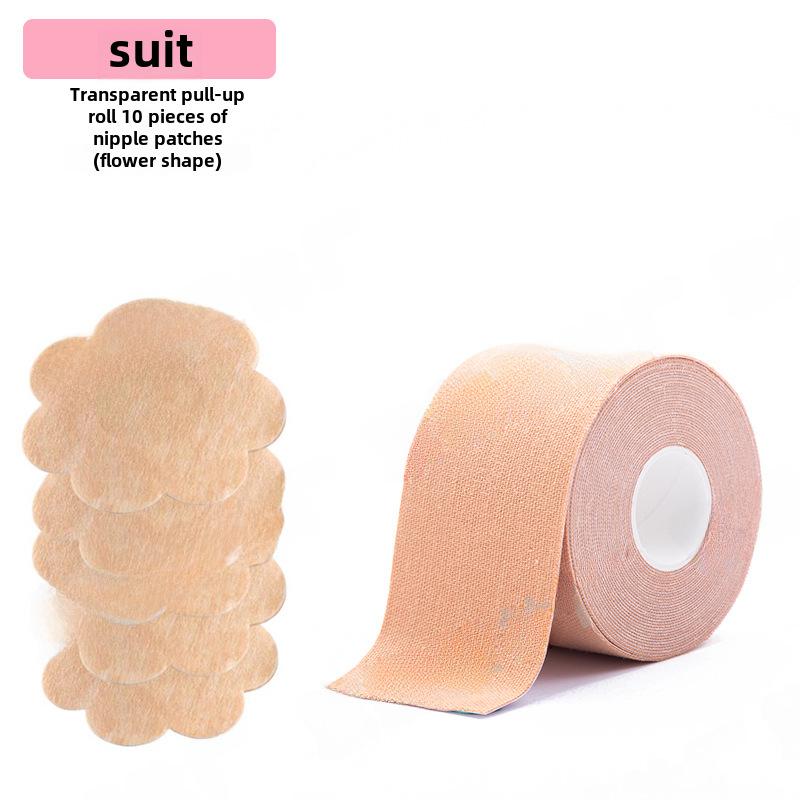 Cut-to-Fit Elastic Boob Tape: Anti-Exposure, Lift & Support