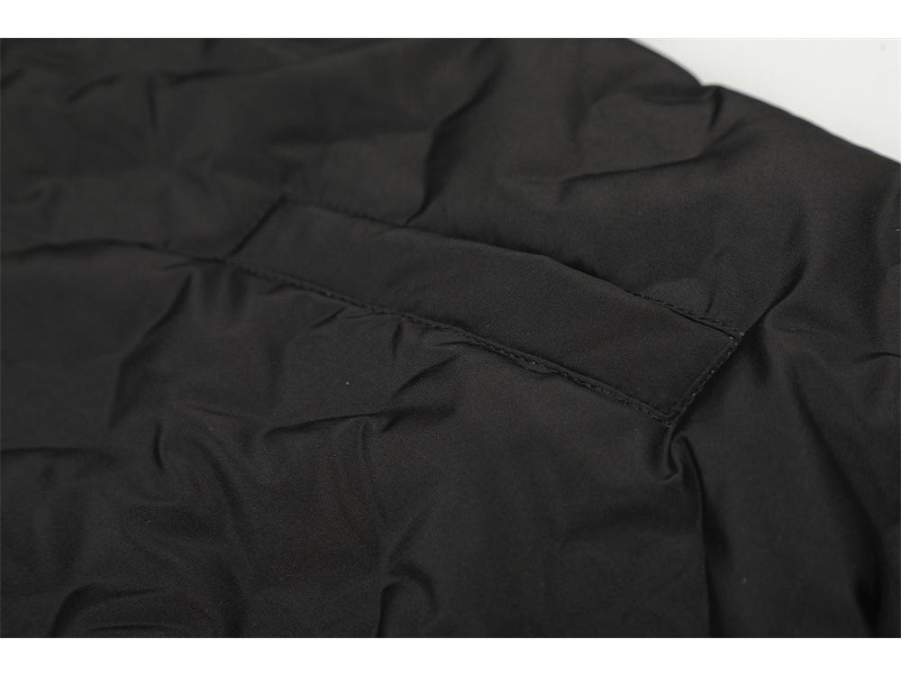 Herrs Amerikansk Retro Huvförsedd Dunjacka med Pälskrage - Trendig, Lös, Mångsidig Ytterkläder.