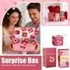 Frühling, Wiederverwendbare Geburtstags-Überraschungsgeschenkbox mit Münzhalter, Geeignet für Veranstaltungen und Reisen, Tragbare Feier-Geschenkbox.