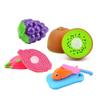 1Set Simulation Vegetables Fruits Playsets Model Toy Educational Pizza Cutting Vegetables Toy Toddler Role-Play Toy