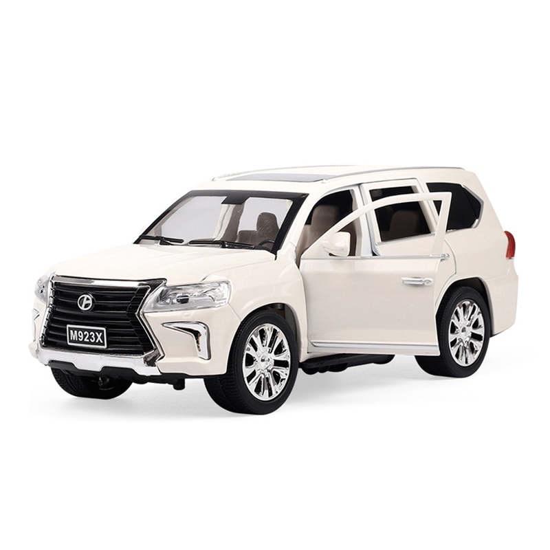 Clearance SalesKLT 1:24 Lexus LX570 Diecast 20cm Alloy Model Car for Kids Toys for Boys Cars Toys for Kids