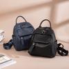 2024 Spring/Summer New Korean Style Mini Soft Leather Backpack Versatile Trendy Large Capacity Fashion Commuting Women's Small Backpack