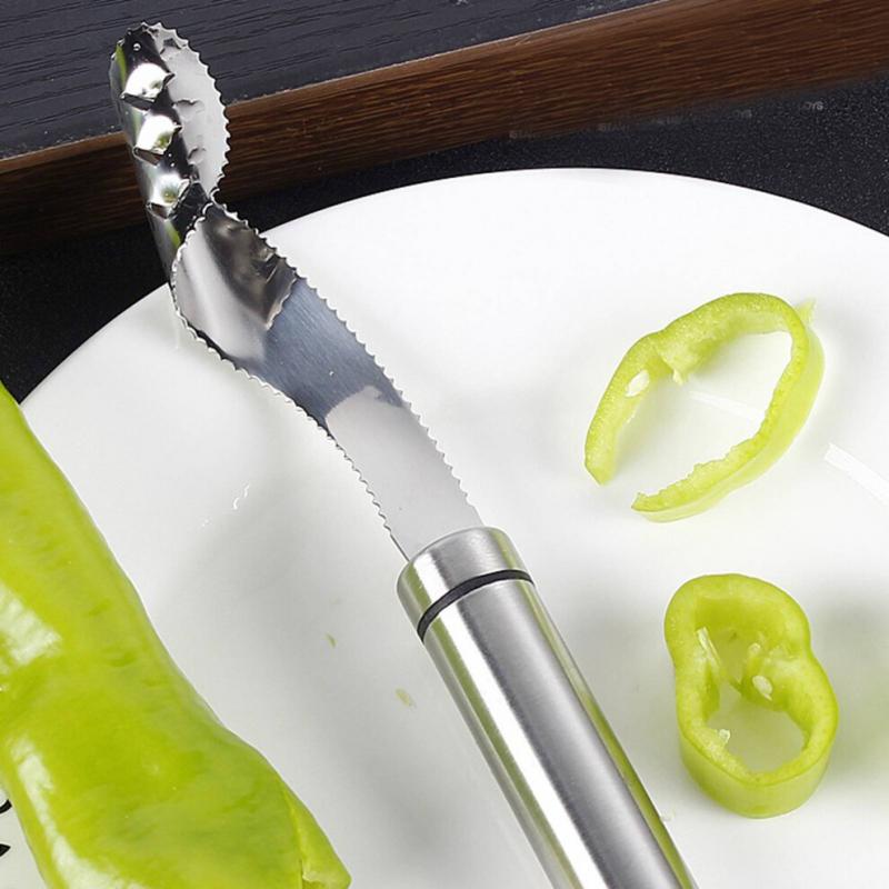 304 Stainless Steel Chili Pepper Core Remover - Easy Cleanup, Rustproof