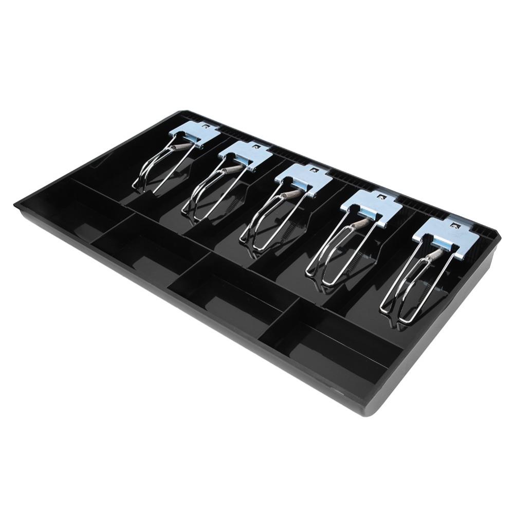 Metal Clip Cash Drawer Insert Tray Waterproof Money Tray Storage Currency Storage Box  Office Use