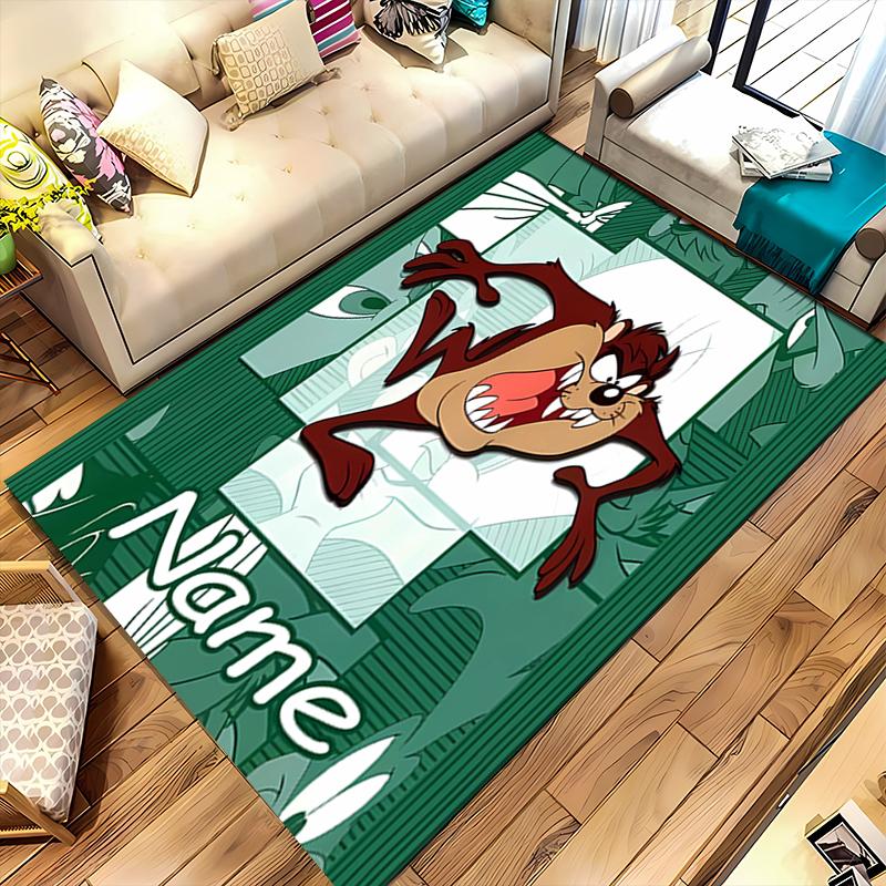 Custom personalization Taz-Mania Area Rug - Perfect For Kitchen, Bathroom,Laundry Room Decor Large Size Available,Gift All Seasons
