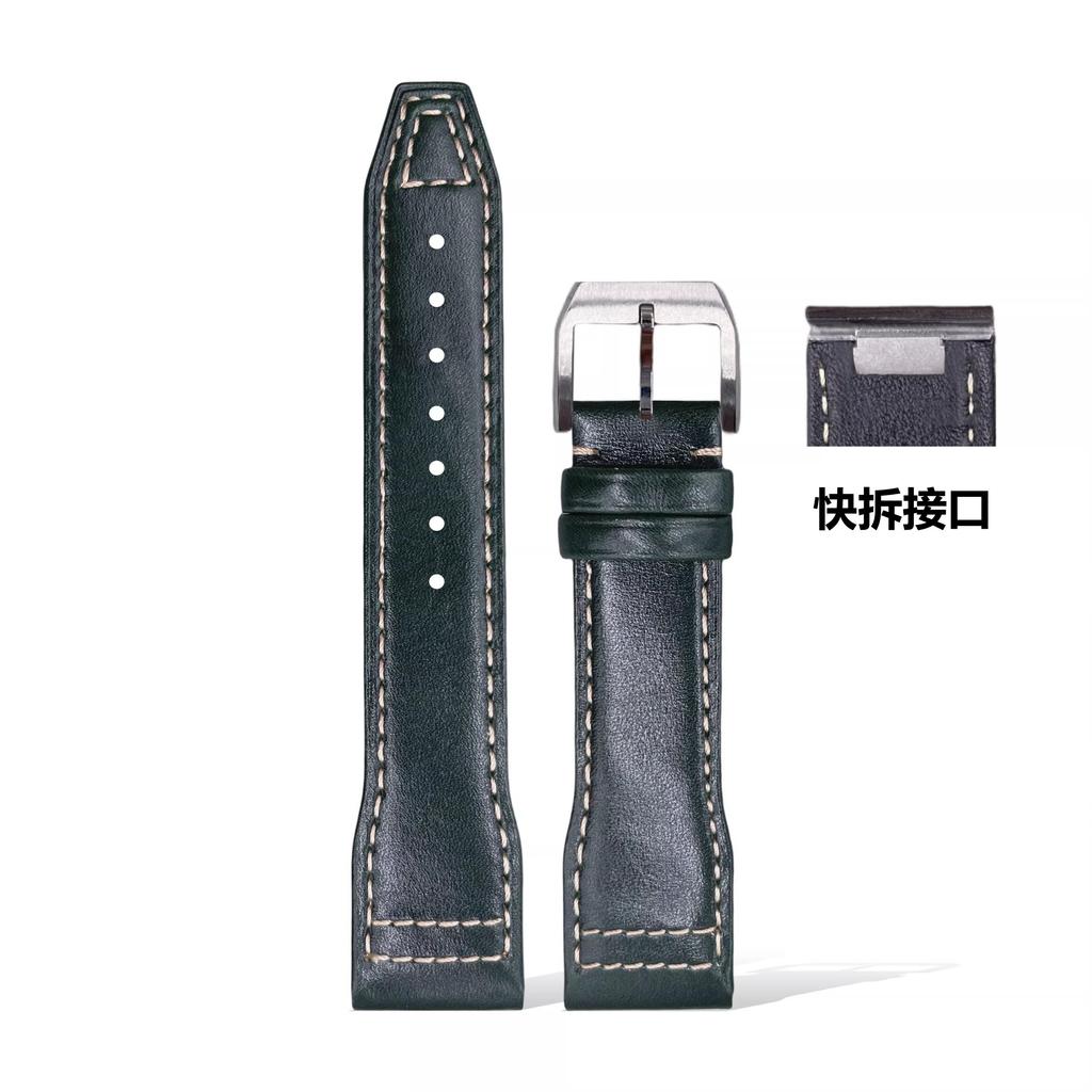 20mm 21mm Schnellwechsel-Armband für IWC Pilot Mark XVIII Le Petit Prince Spitfire Echts Leder Uhrenarmband Ersatz