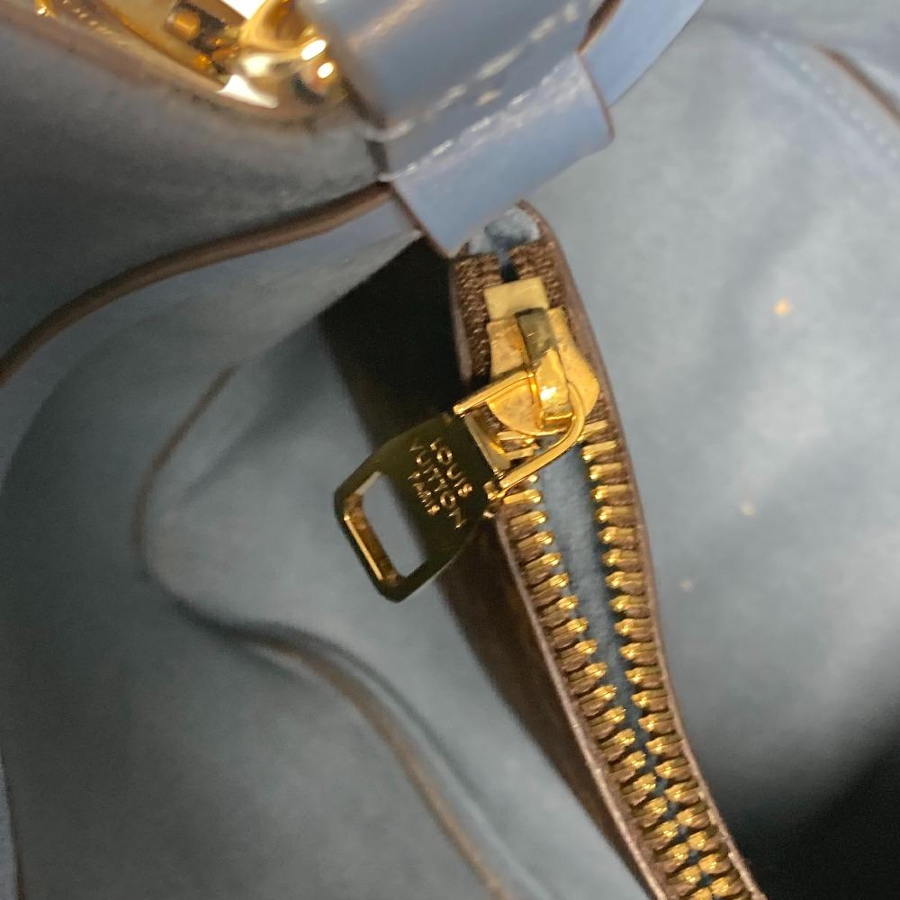 Louis Vuitton M43569 Monogram Neonoe Bucket type Shoulder Bag Brown x blue