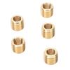 NPT Threaded Reducing Pipe Fitting 1Celsius4 Inch Male X 1Celsius8 Inch Female Brass Reducer Bushing Threaded Pipe Fitting