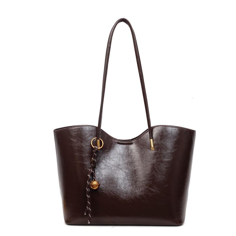 Retro Tote Bag, New Large-capacity Versatile Shoulder Bag, Women's Niche High-end Trendy Commuter Women's Bag