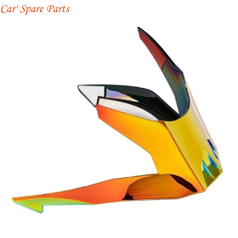 

Y4UA Lightweight Motorcycle Helmets Tail Wing for FF801 Enhancing Riding Experience Improves Comfort And Safety Reduced Noise China Mainland