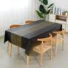 Waterproof Thickened Party Tablecloth - High-End Feel, Printed Plastic for Birthday & Wedding Table Run.