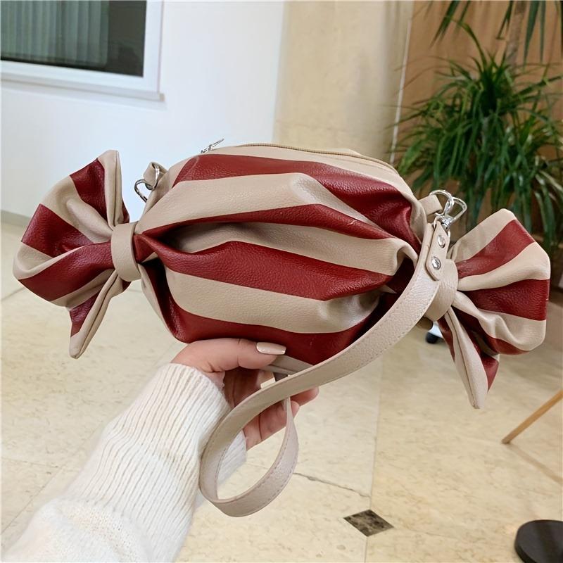 Sac à bandoulière pour femme Sac à bandoulière forme bonbon drôle