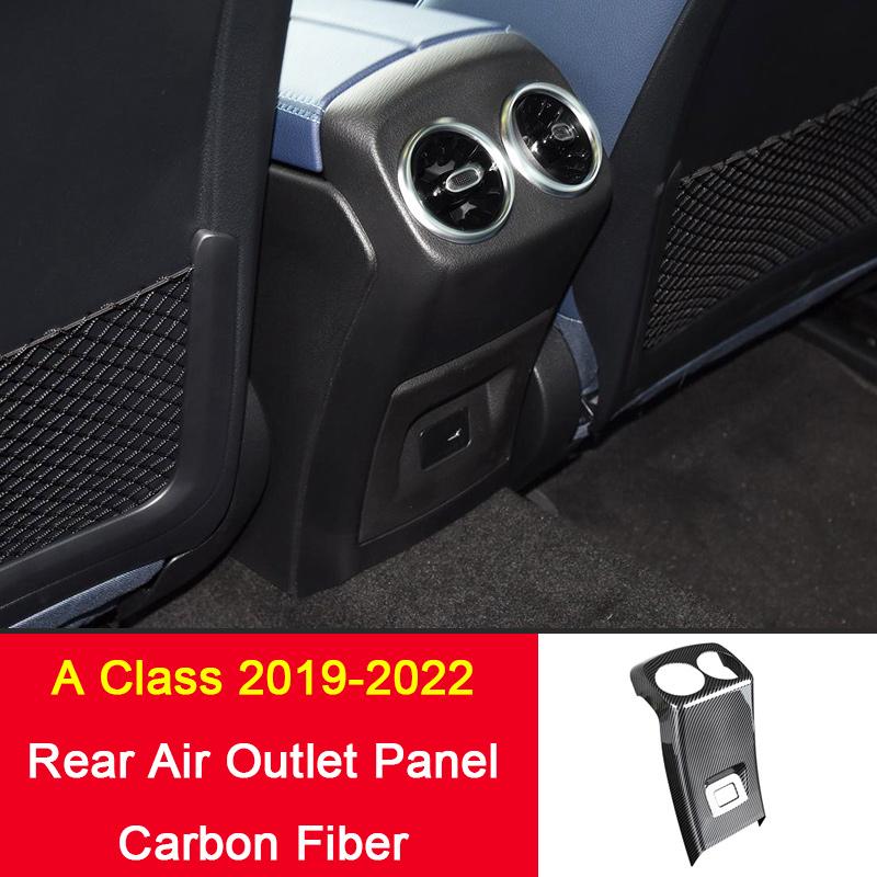 Car Rear Air Conditioner Vent Outlet Panel Cover Frame For Mercedes Benz A C E Class GLA GLB GLC W205 W213 X254 Auto Accessory