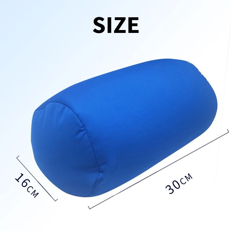 Soft Head Pillow Multifunction Foam Neck Sleeping Cervical Office Travel Nap Pillow Microbead Back Cushion Roll Cylinder Throw