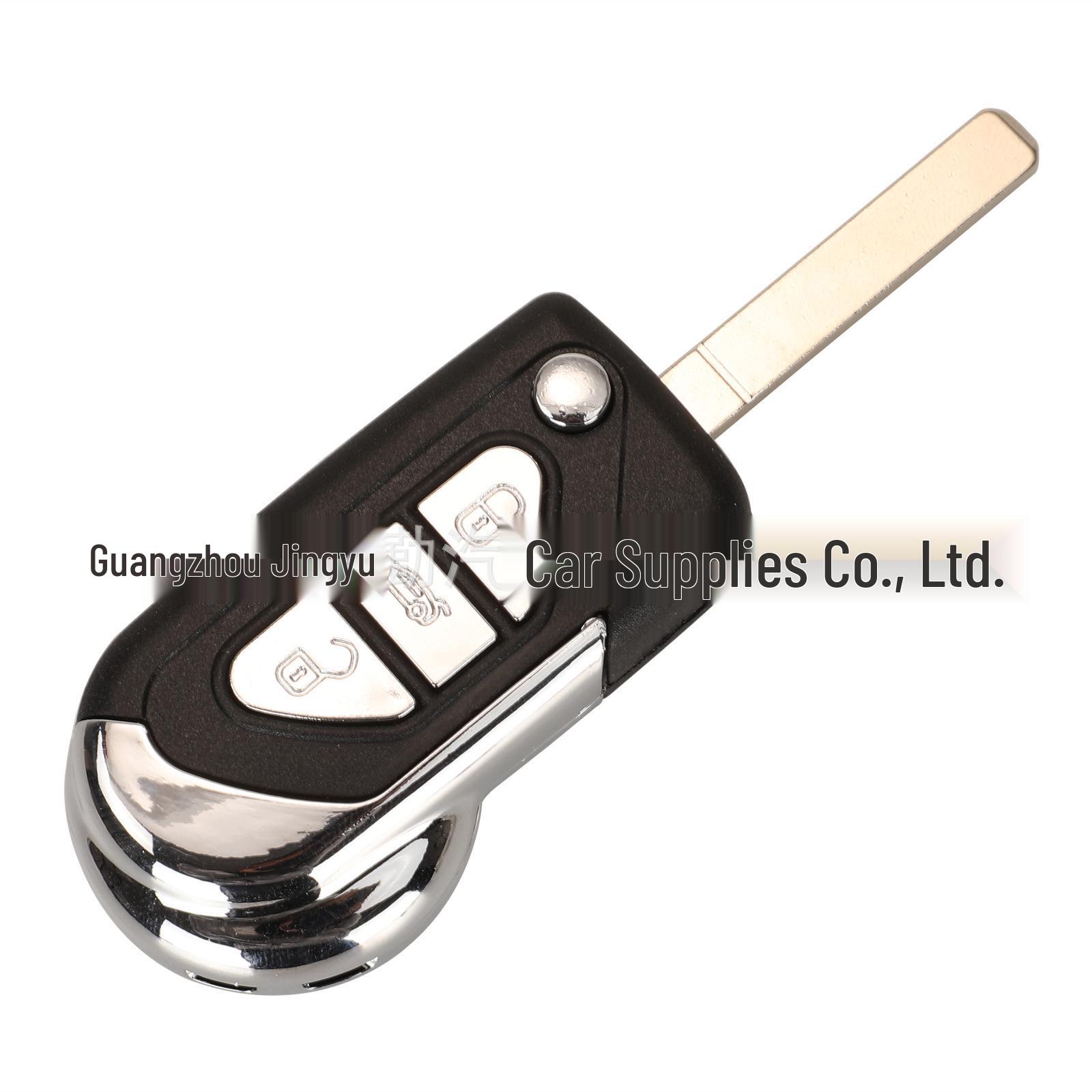 

Peugeot Folding Key Shell Modification Alloy Frame Remote Control Shell VA2 HU83 Blank