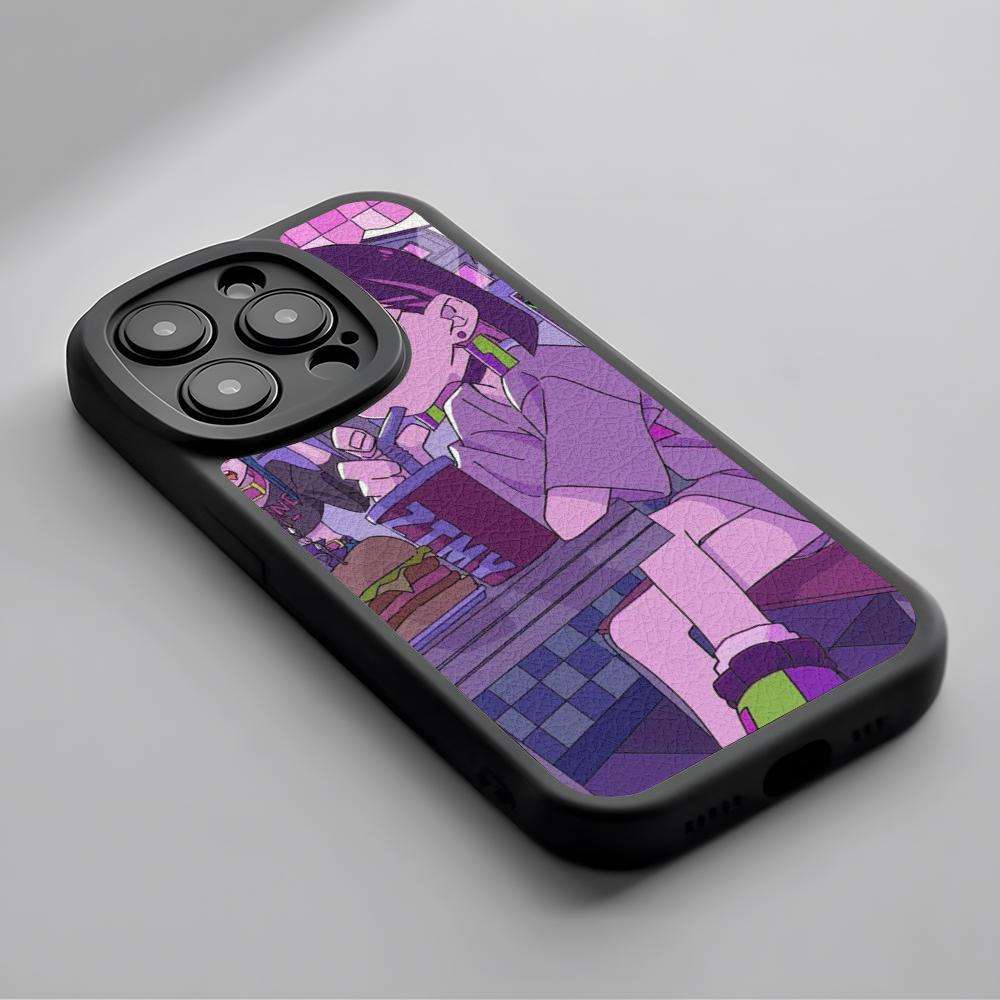 Zutomayo japan singer poster pattern Phone Case For iPhone 16 15 14 13 12 11 Plus Pro Max Lambskin Silicone Cover black