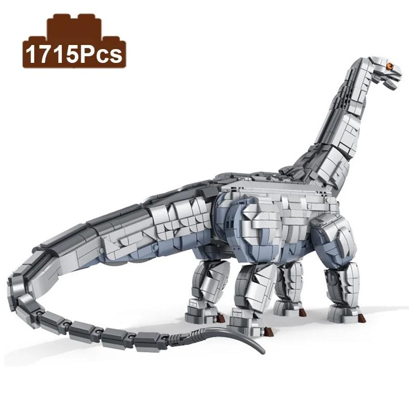 Jurassic Park Dinosaurier Welt Bausteine Tyrannosaurus Rex Ziegel Sets Brachiosaurus Jungen Spielzeug Kinder Weihnachtsgeschenke
