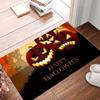 Halloween Cartoon Pumpkin Door Mat Carpet Kitchen Bedroom Living Room Home Rugs 60/80/90cm