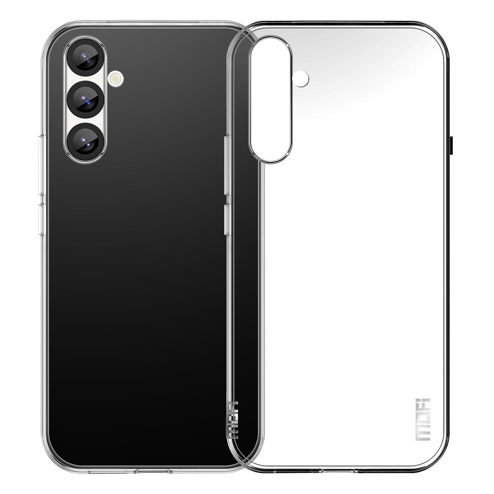 

MOFI For Samsung Galaxy S25 Case Anti-Scratch Clear Soft TPU Phone Cover Style A