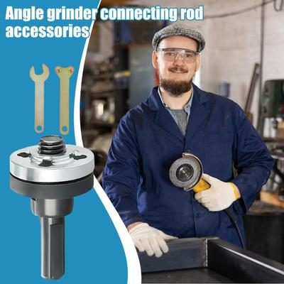 Angle Grinder Extension Rod Angle Grinder Drill Bit Adapter Kit Converting Attachment Power Tool Parts For Grinding Cutting