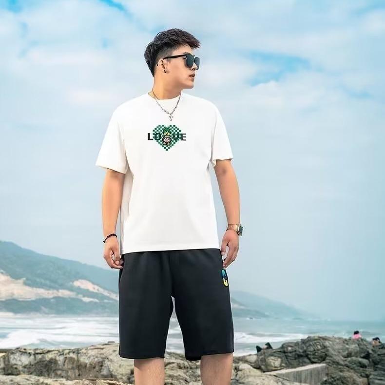 

Футболка большого размера, мужская летняя футболка больших размеров, свободная тонкая повседневная рубашка с короткими рукавами, топы, мужская одежда 8XL