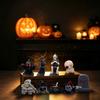 Creative Holiday Scene Decor Halloween Advent Calendar with 9 Mini Resin Figures, Day Spooky Countdown Gift Box To Calendar, Surprise Collectible
