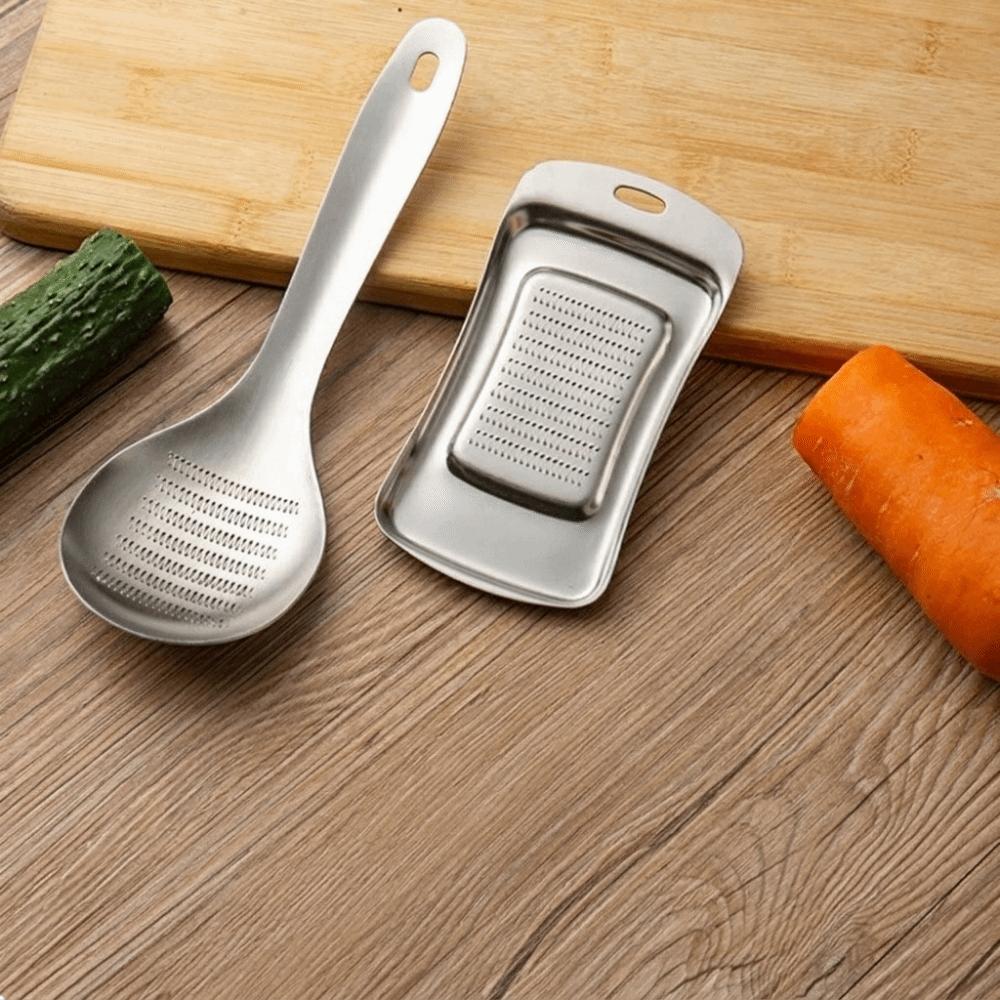 Sturdy Garlic Press Stainless Steel Garlic Grinder Kitchen Accessories Ginger Grater Household Use