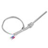 0‑1250℃ Thermocouple Sensor 8x100mm 3/8 NPT Temperature Sensor Probe Two Wire Stainless Steel K Type Thermocouple Industrial Use