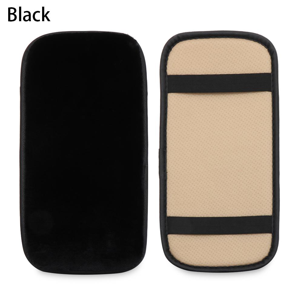 Interior Accessories Seat Supports Leather Cushion Case Car SUV Armrest Cover Arm Rest Pad Console Box Mat