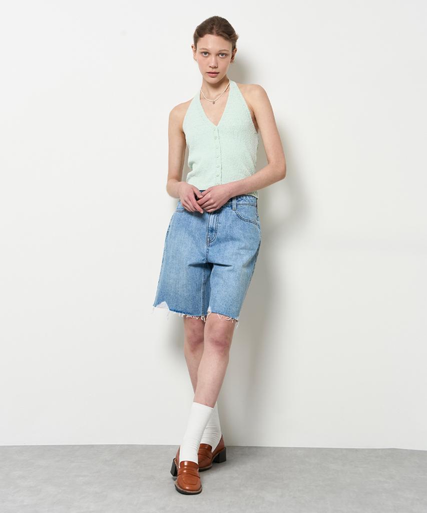PLAC WOMEN Halterneck Knit Top Mint
